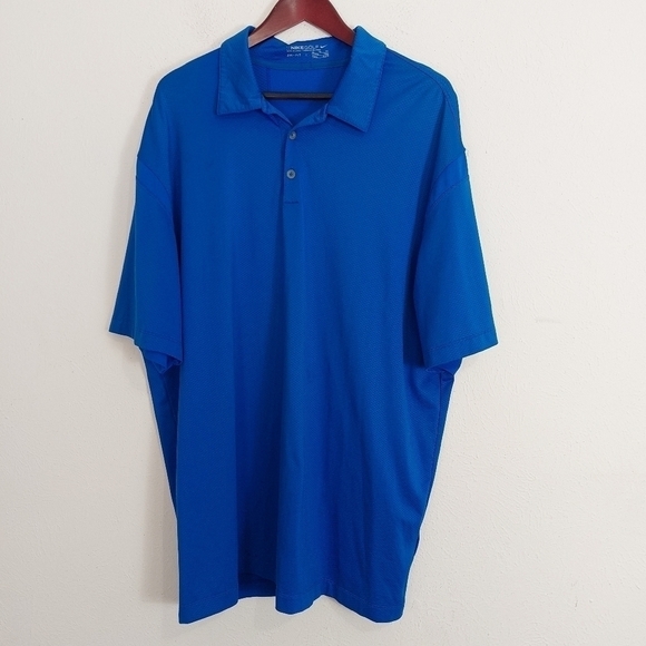 Nike Golf Dri-Fit Short Sleeve Polo Sports Casual Shirt Stretch XXL Quick Dry. - Picture 2 of 8